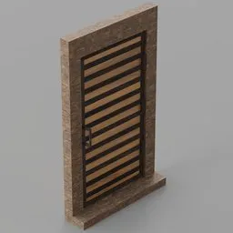 Rectangular Reinforced Door