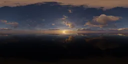 Dramatic Cloudy Sunset Sky