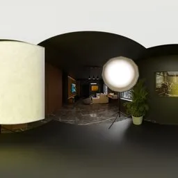 Dark Cyclorama Luxury Photo Studio