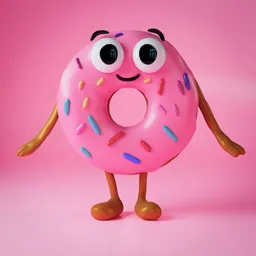Cartoon Donut