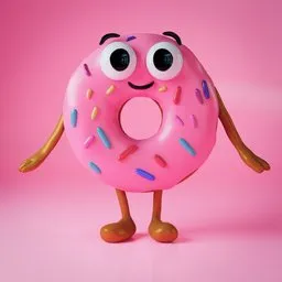Cartoon Donut