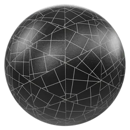 Black triangle check tiles