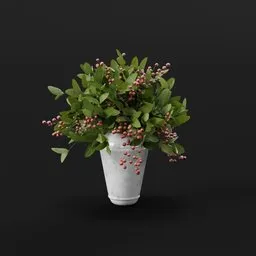 Red Berry Greenery Arrangement