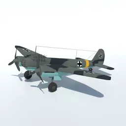 Low Poly Junkers Ju 88