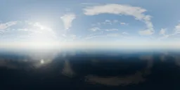 Blue CLoudy Sky HDRI