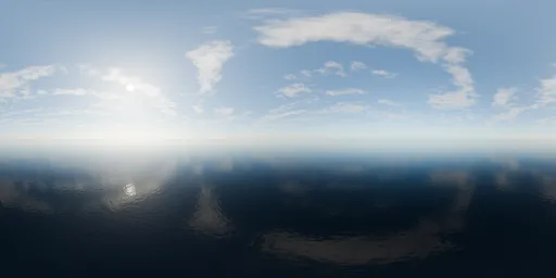 Blue CLoudy Sky HDRI