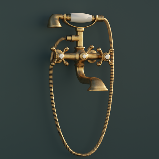 Vintage Faucet | Bathroom Faucets Models | BlenderKit