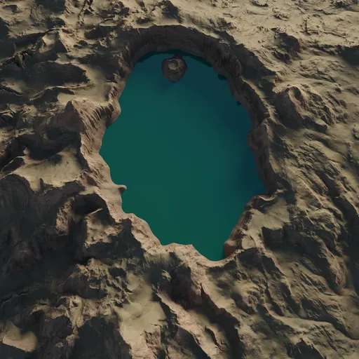 Lake Landscape Mountain Terrain