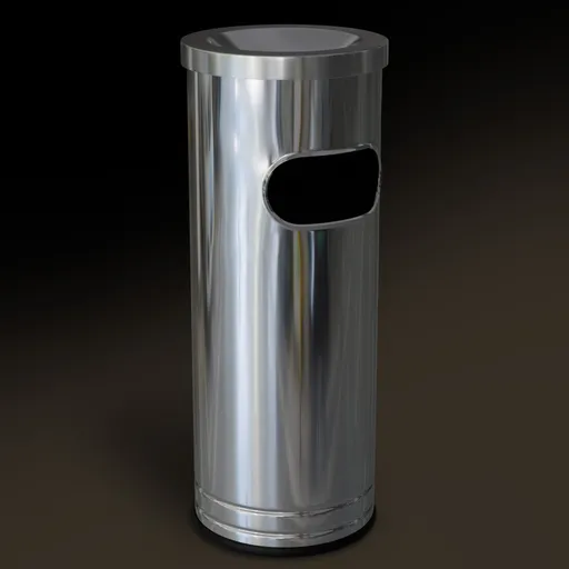Round Ash Tray Trash Bin