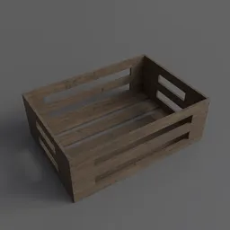 Old wooden crate