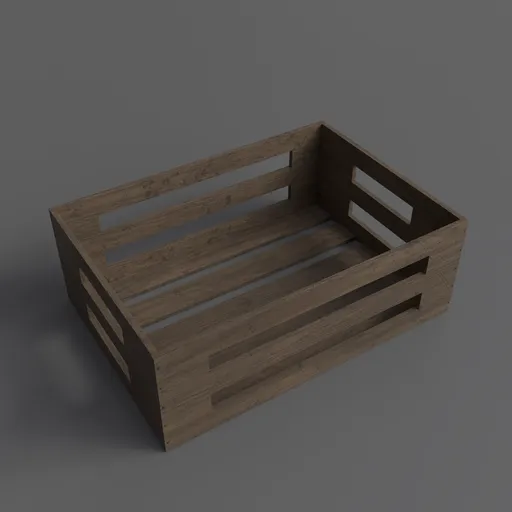 Old wooden crate