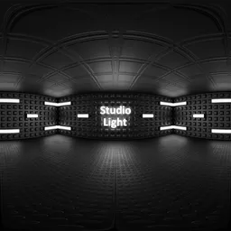 Studio Text Light HDRi