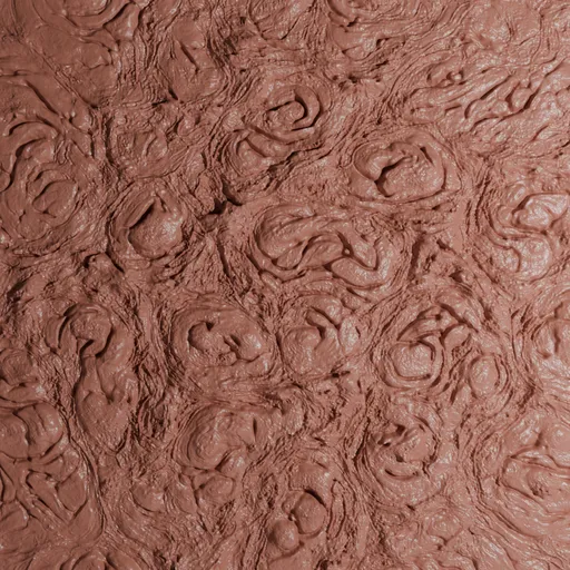 3D sculpting brush for Blender creating bulging, textured monster skin for mythical creature models.