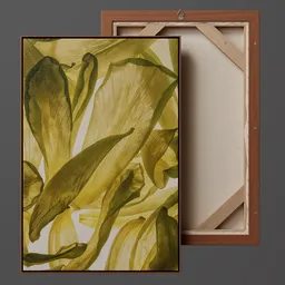 Painting Art Leaves / Picture Frame