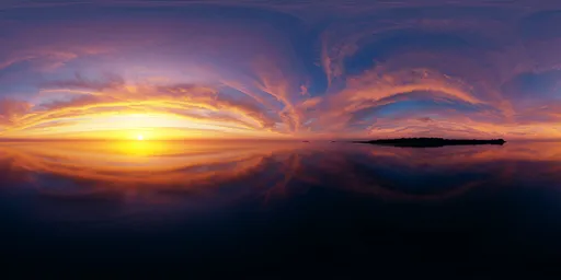 Sunset Island Glow