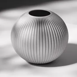 Ribbed Vase
