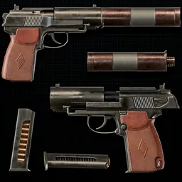 PB 6P9 Suppressed Soviet Pistol