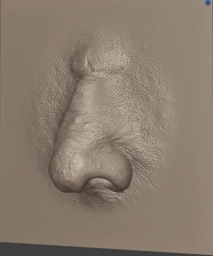 Male Nose Chubby Detailed