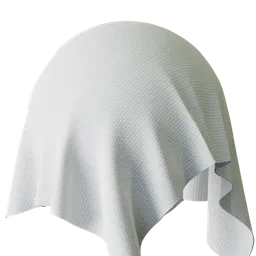 White Fine Weave Canvas Fabric