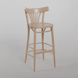 56 Barstool B0 - natural varnish