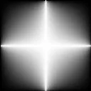 3D Blender light model with a gradient texture and a star-like illumination pattern.