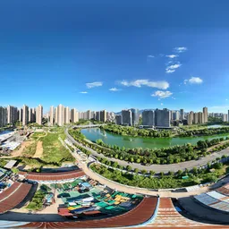 Highsky building green tree cloud