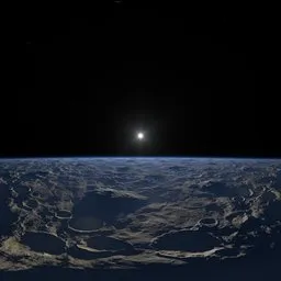 Crater Planet Atmosphere Space