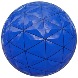 Blue Pyramid Decor wall