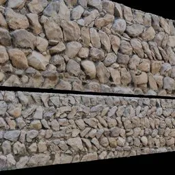 Stone wall scan