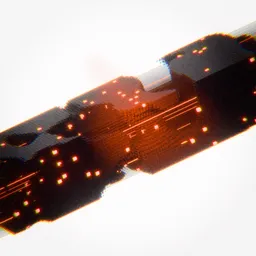 Glitch Pixel Beam Voxel Data Stream
