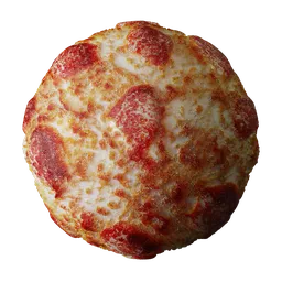 Pizza with Salami and Cheese