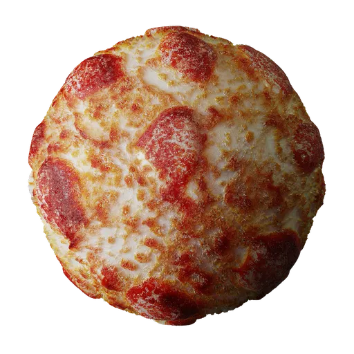 Pizza with Salami and Cheese