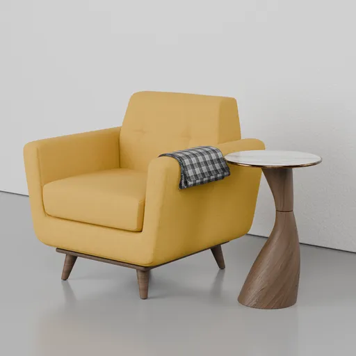 Hughes Apartment Chair in Bentley Daisey