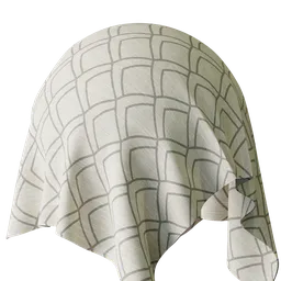 High-quality drapery texture with a versatile pattern for PBR cloth material in 3D modeling.