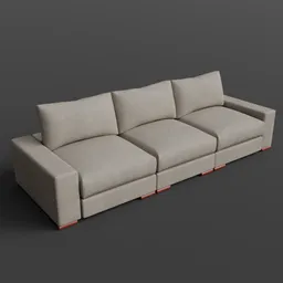 Gray sectional sofa