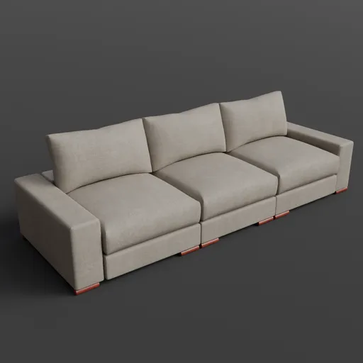 Gray sectional sofa