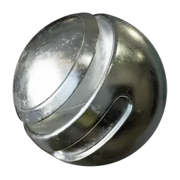 Scratched Polished Steel