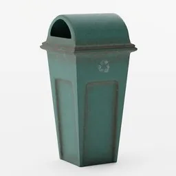 Trash Can 3d Model