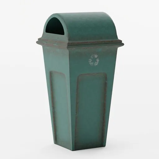Trash Can 3d Model