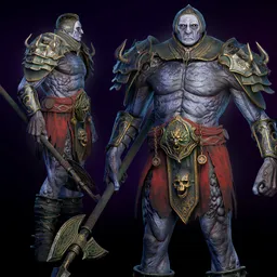 Maldark Character Rigged