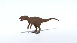 Low Poly Allosaurus