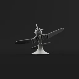 Vought F4U-1 Corsair 3D Model