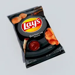 Lays Barbecue Bag