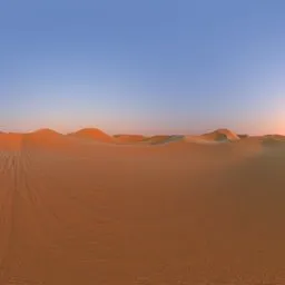 Dunes Desert Golden Hour HDRI