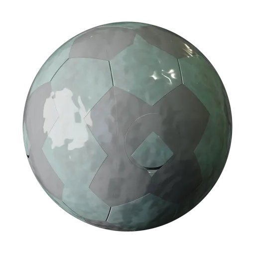 High-quality PBR texture of mint marble flooring for 3D rendering and Blender material library.