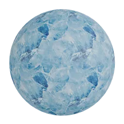Abstract blue ice texture