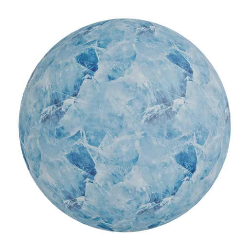 Abstract blue ice texture