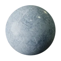 High-resolution blue marble texture for 3D rendering with realistic PBR detailing.