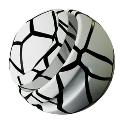 Metallic veins checker  pattern