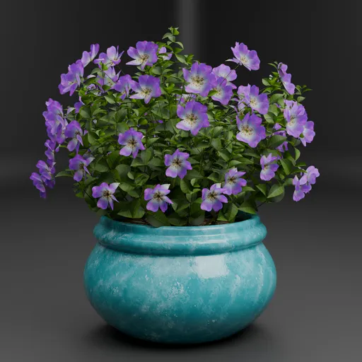 Purple Flower Bush